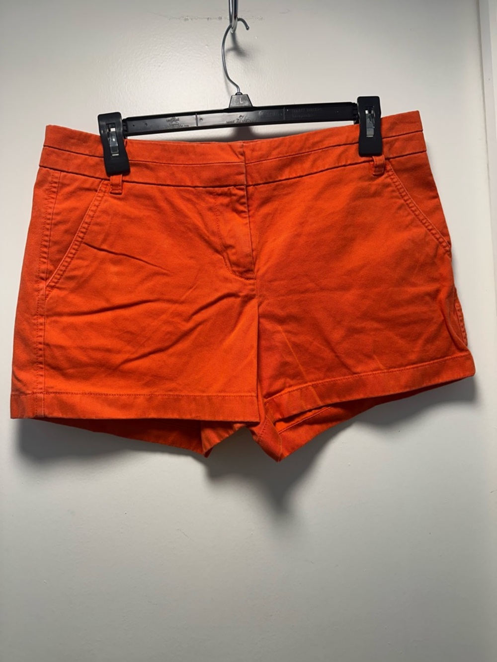 J. Crew Bright Orange Cotton Chino Shorts